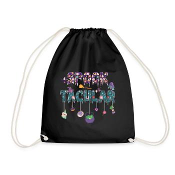 Spook Tacular Spooky Halloween - Drawstring Bag - black - Front