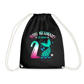 Cette sirène est maintenant 2, conte de fées 2. - Sac de sport léger - noir - Devant