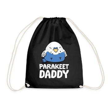 Perruche Papa Perruche Drôle - Sac de sport léger - noir - Devant