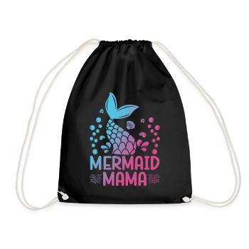 Mermaid Mama Fantasy Mermaid Story - Sac de sport léger - noir - Devant