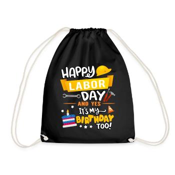 Bonne fête du travail et oui, j’ai - Sac de sport léger - noir - Devant