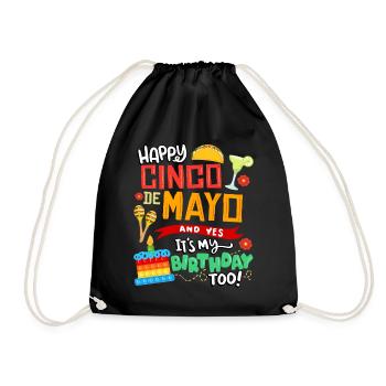Tout le meilleur à Cinco De Mayo Et oui, je le fais aussi - Sac de sport léger - noir - Devant