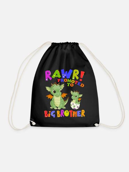 Rawr! Zum Großen Bruder Befördert Niedliches - Sportstaske - sort