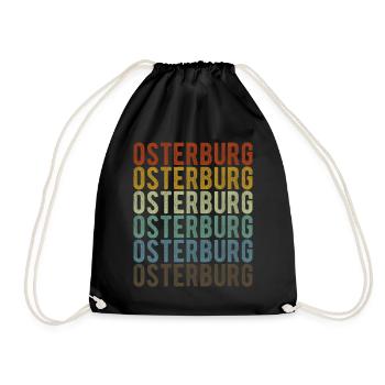 Osterburg City Retro Vintage - Sac de sport léger - noir - Devant