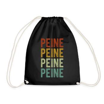 Peine City Rétro Vintage - Sac de sport léger - noir - Devant