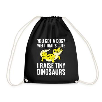 Vous avez un chien ? C’est mignon je tire - Sac de sport léger - noir - Devant