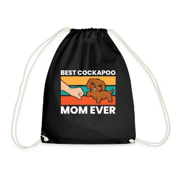 Beste Kakadu-Mama aller Zeiten Haustier - Turnbeutel - Schwarz - Vorne