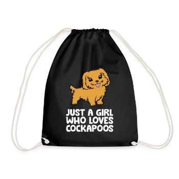 Juste une fille qui aime les cacatoès - Sac de sport léger - noir - Devant