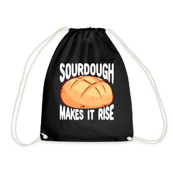 Drôle de boulanger - Sac de sport léger - noir - Devant