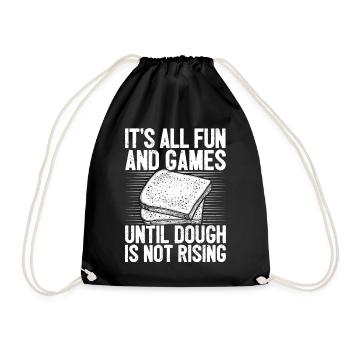 Drôle de boulanger - Sac de sport léger - noir - Devant