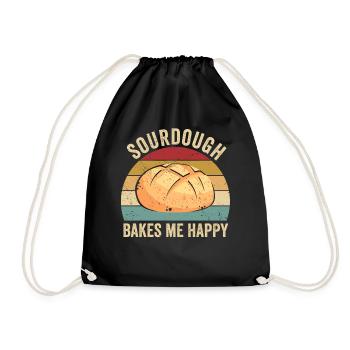 Drôle de boulanger - Sac de sport léger - noir - Devant