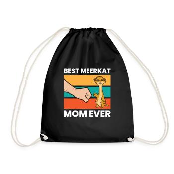 Meilleure mère suricate jamais amusante - Sac de sport léger - noir - Devant