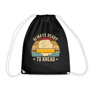 Drôle de boulanger - Sac de sport léger - noir - Devant