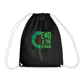 Tournesol pour promouvoir la santé mentale - Sac de sport léger - noir - Devant