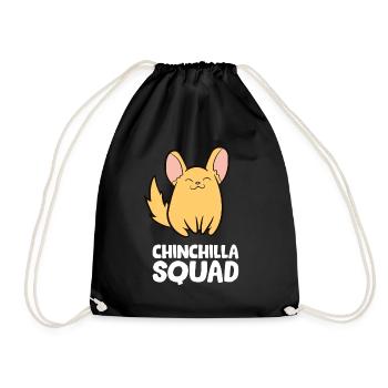 Chinchilla - Chinchilla Squad - Turnbeutel - Schwarz - Vorne