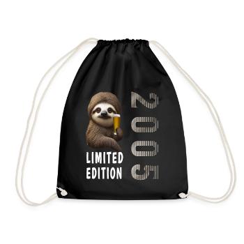 18th birthday born in 2005 - Drawstring Bag - black - Front
