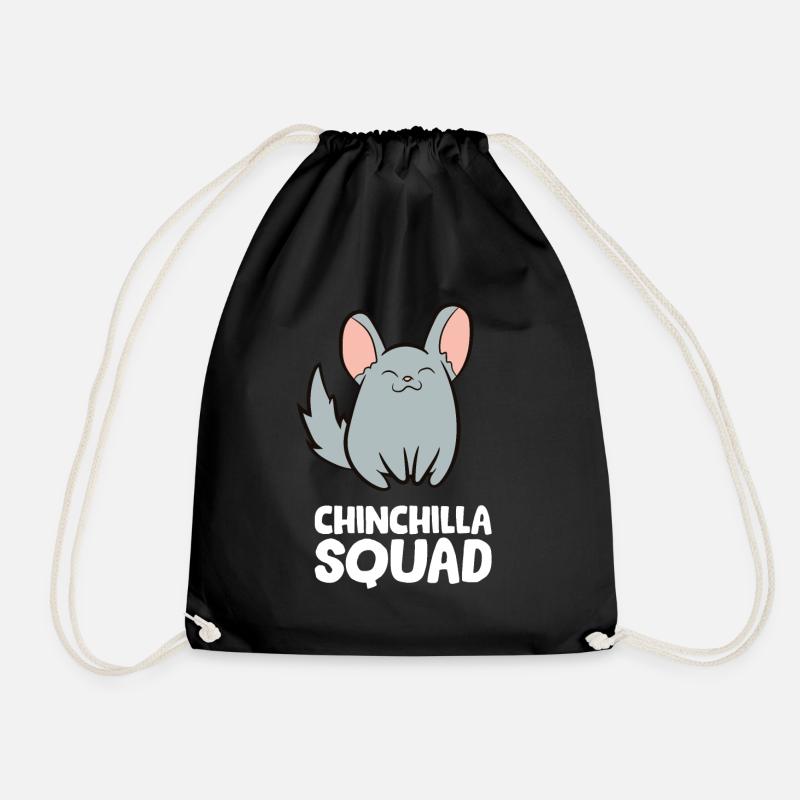 Chinchilla - Chinchilla Squad - Turnbeutel - Schwarz