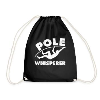 Funny Pole Vault Pole Vault Pole Vault - Drawstring Bag - black - Front