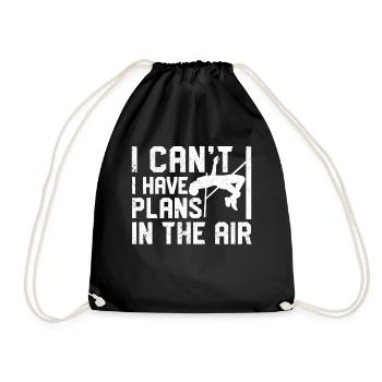Funny Pole Vaulting Pole Vault Pole Vault - Drawstring Bag - black - Front