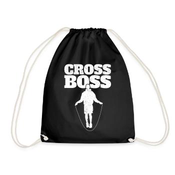 corde à sauter drôle corde à sauter corde à sauter - Sac de sport léger - noir - Devant