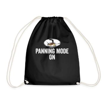 Funny gold panners Prospectors rummage in "On" mode - Drawstring Bag - black - Front