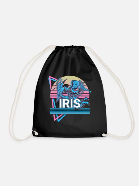 Iris Göttin Antike griechische Mythologie Retro - Turnbeutel - Schwarz