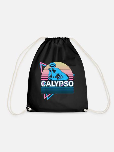 Calypso Goddess Ancient Greek Greek Myth - Drawstring Bag - black