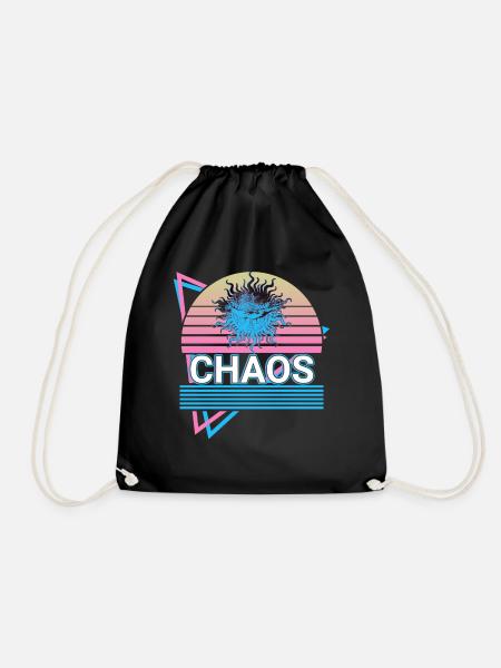 Chaos Greek God Ancient Greek mythology - Drawstring Bag - black