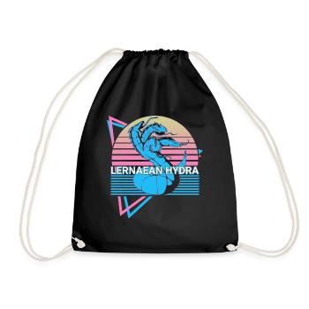 Lernaean Hydra Mythical Creature Greek Myth - Drawstring Bag - black - Front