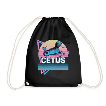 Cetus Sea Monster Mythical Creature Greek M - Sac de sport léger - noir - Devant