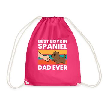 Meilleur papa Boykin Spaniel de tous les temps - Sac de sport léger - fuchsia - Devant