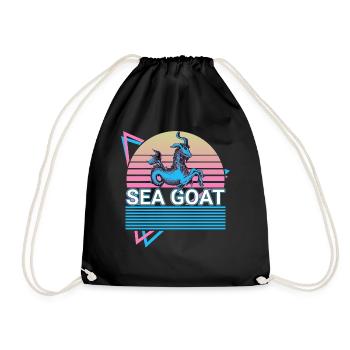 Chèvre de mer Créature mythique Mythologie juive - Sac de sport léger - noir - Devant