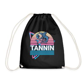 Tanin Tunnanu Créatures mythiques Mythologie juive Retr - Sac de sport léger - noir - Devant