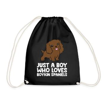 Juste un garçon qui aime les épagneuls Boykin - Sac de sport léger - noir - Devant