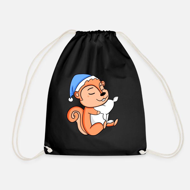 Écureuil - Sac de sport léger - noir