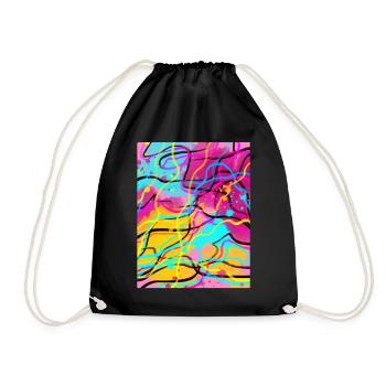 Art Academia Esthétique Pastel Aquarelle - Sac de sport léger - noir - Devant