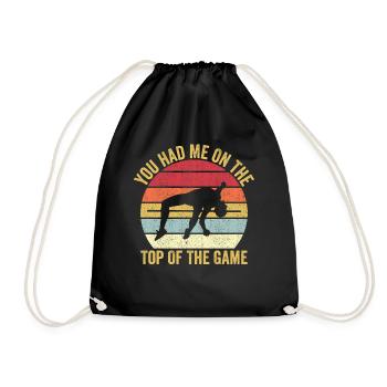 Saut à la perche amusant Saut à la perche - Sac de sport léger - noir - Devant