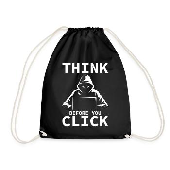 Cybersecurity Computer Security Cybersecurity - Drawstring Bag - black - Front
