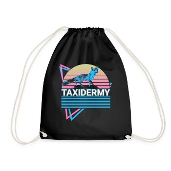 Taxidermie Taxidermiste Rétro - Sac de sport léger - noir - Devant