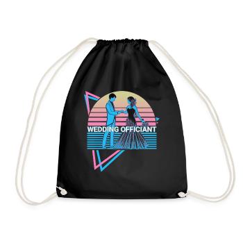 Wedding Officer Rétro - Sac de sport léger - noir - Devant