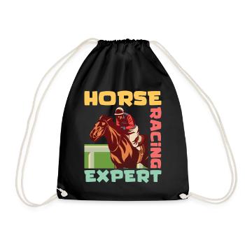 Expert en courses hippiques / Sport équestre - Sac de sport léger - noir - Devant