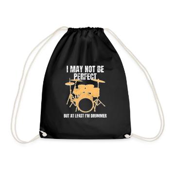 Je ne suis peut-être pas le batteur parfait Schlagzeuger - Sac de sport léger - noir - Devant
