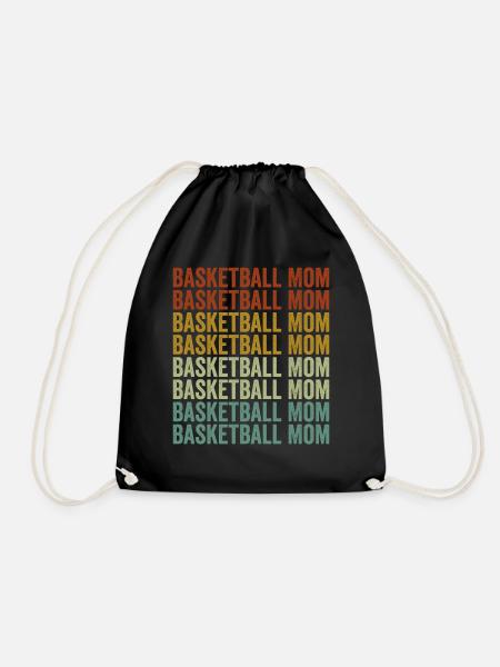 Basketball Mom Basket Ball Mom - Turnbeutel - Schwarz