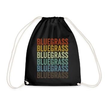 Bluegrass Bassist - Turnbeutel - Schwarz - Vorne