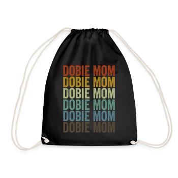 Dobie Mama Doberman Mama Dog Lovers - Sac de sport léger - noir - Devant