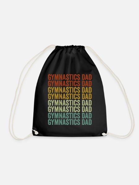 Gymnastique Papa Gymnastique Papa Gymnastique masculine - Sac de sport léger - noir