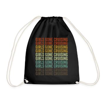 Girls Gone Cruising Cruise Holiday Cruise - Drawstring Bag - black - Front