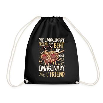 Dabbing Flying Spaghetti Monsters Pastafarian - Sac de sport léger - noir - Devant