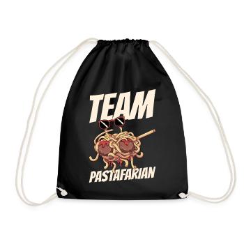 Dab Flying Spaghetti Monster - Drawstring Bag - black - Front