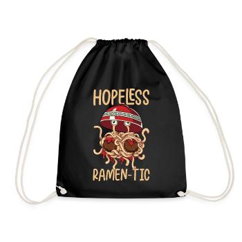 Dab Flying Spaghetti Monster - Drawstring Bag - black - Front